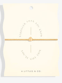 Little Moments Stronger Than You Know Bracelet