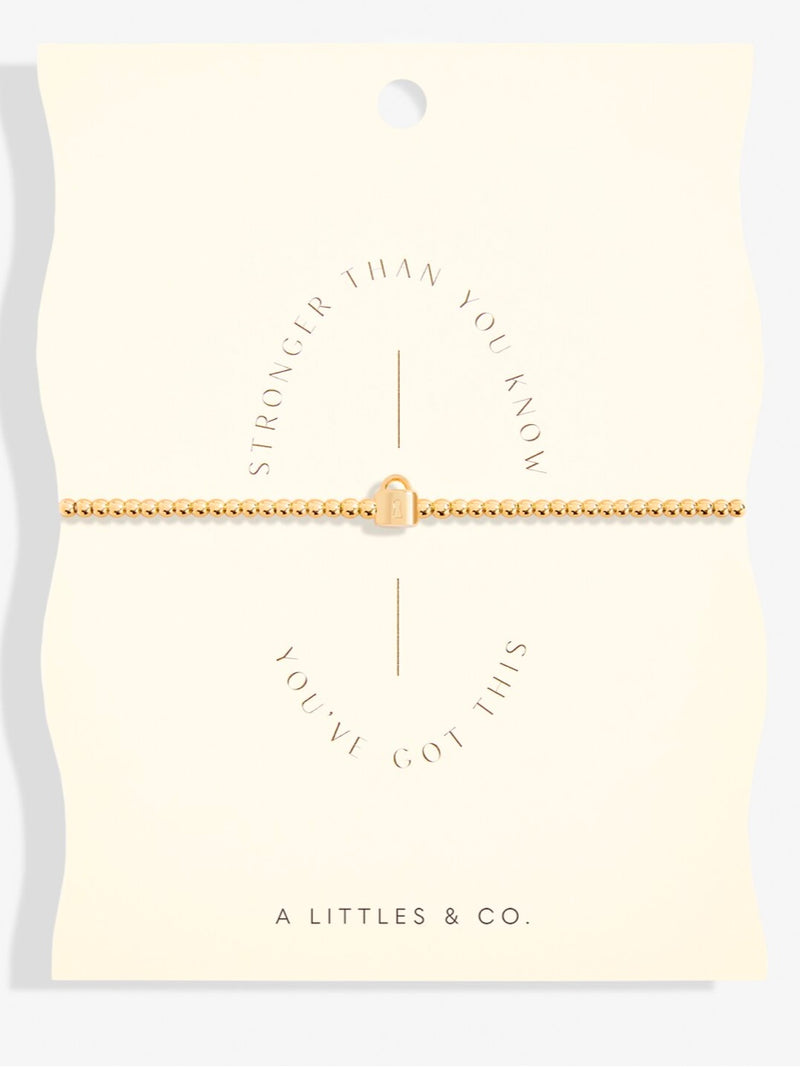 Little Moments Stronger Than You Know Bracelet