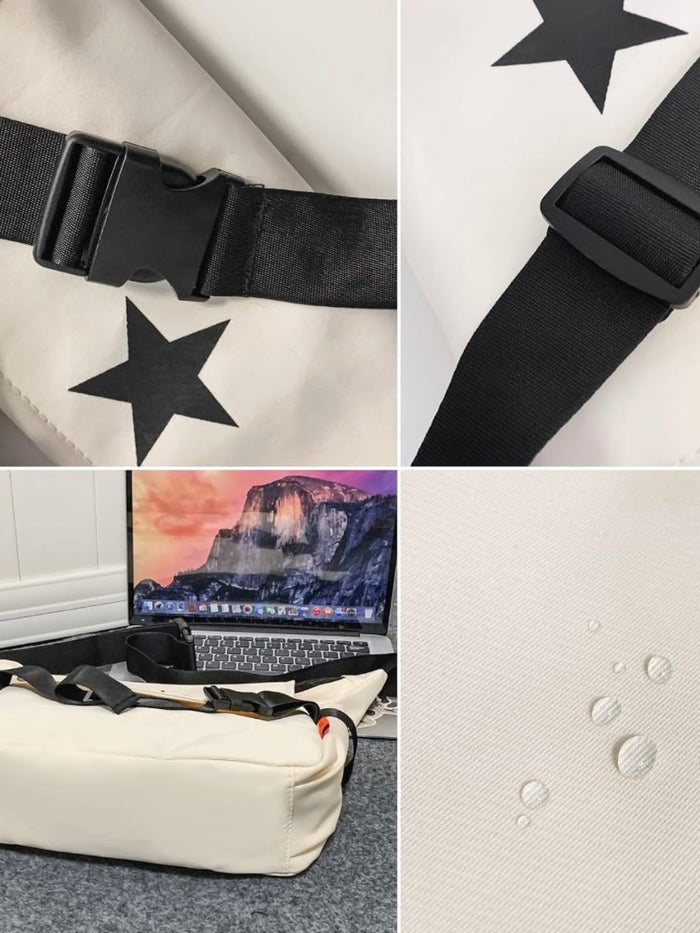 Star Nylon Messenger Bag