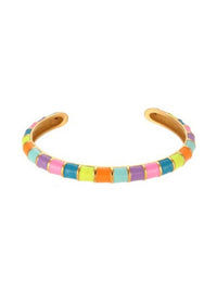 Caterpillar  Striped Open Bracelet