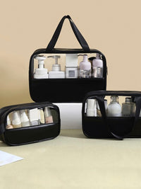 3 Set Clear Washbag Set