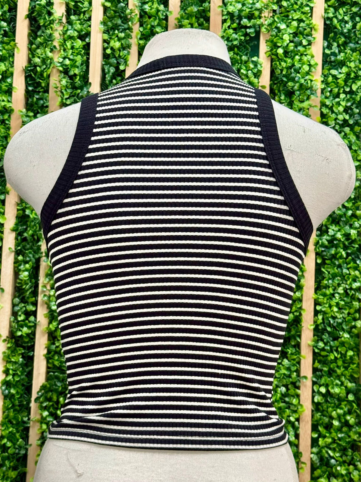 Striped Heavy Rib Tank Top