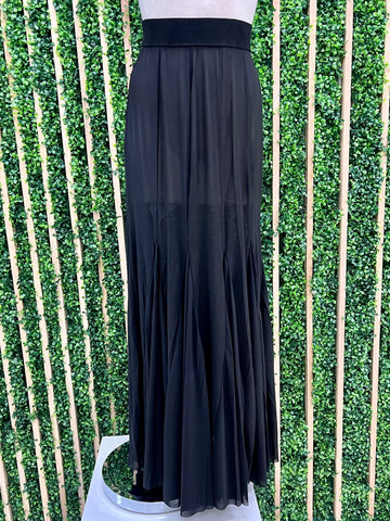 Black Sleeves Cutout Maxi Dress
