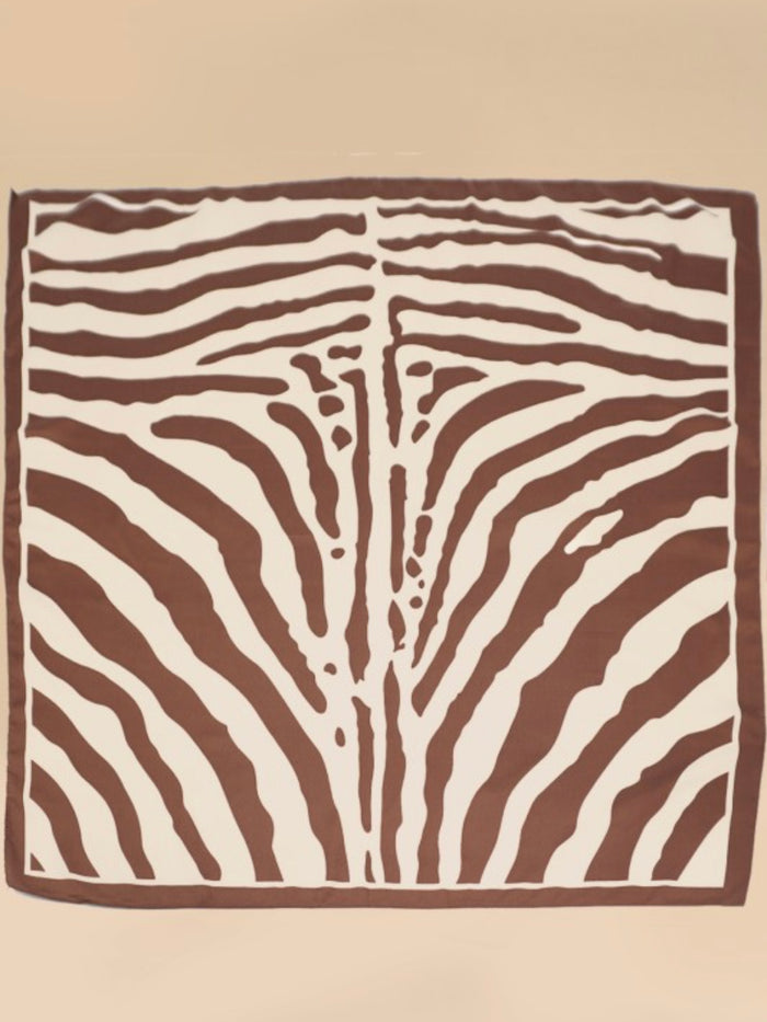 Beautiful Zebra Print Scarf