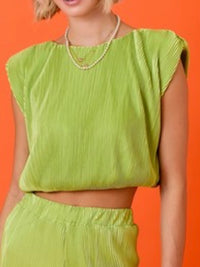 Crinkle Bubble Top