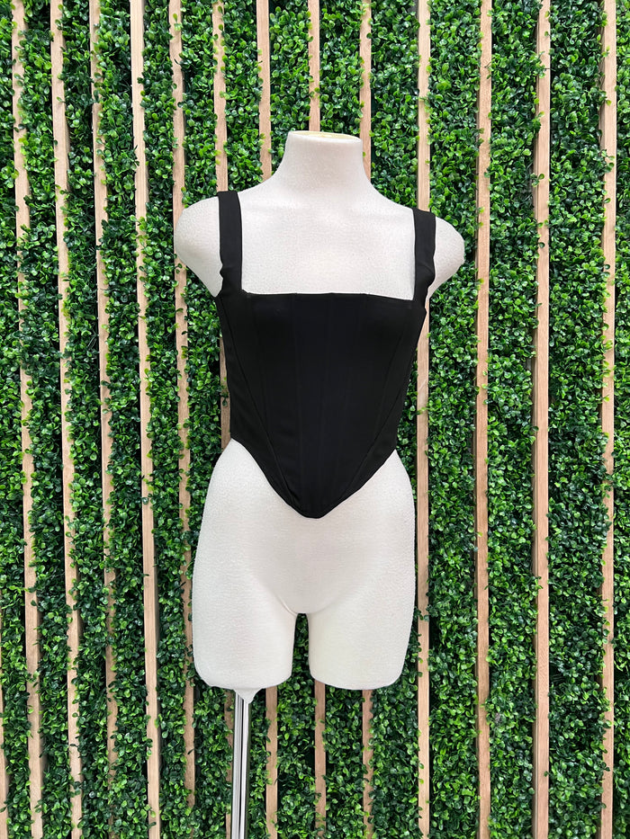Cropped Corset Tank