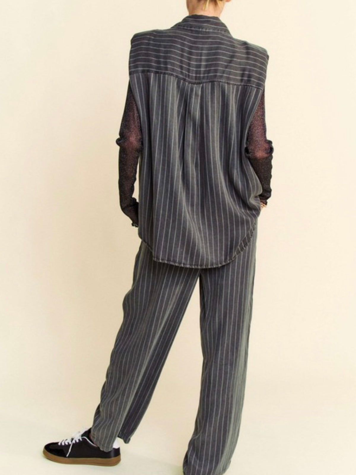 Stripe Denim Trouser