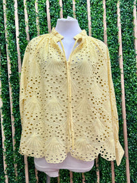 Exquisite Eyelet Boho Blouse