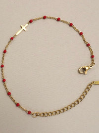 Stainless Steel Faith Cross Bracelet