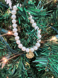 WD Sacred Medal Pearl Bracelet