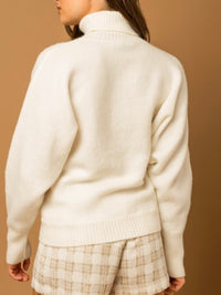 Fa La La Embossed Sweater