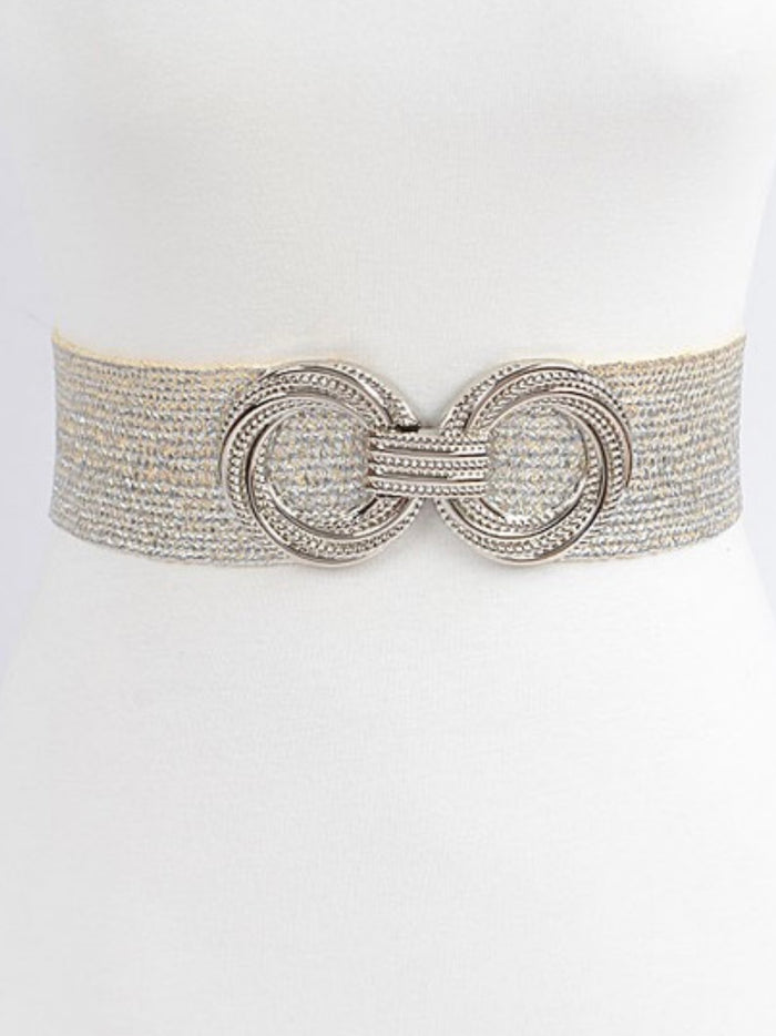 Double Circle Metallic Elastic Belt
