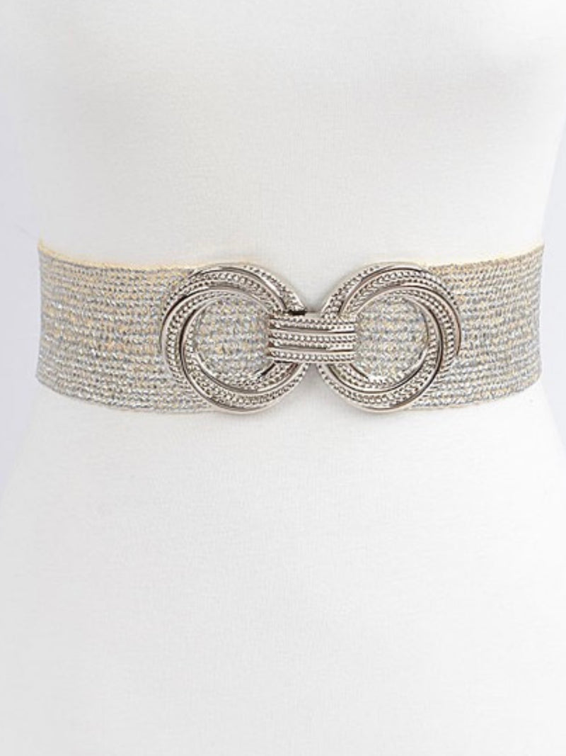 Double Circle Metallic Elastic Belt