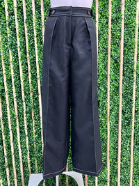 Beautiful Stitch Detail Wide Leg Pant