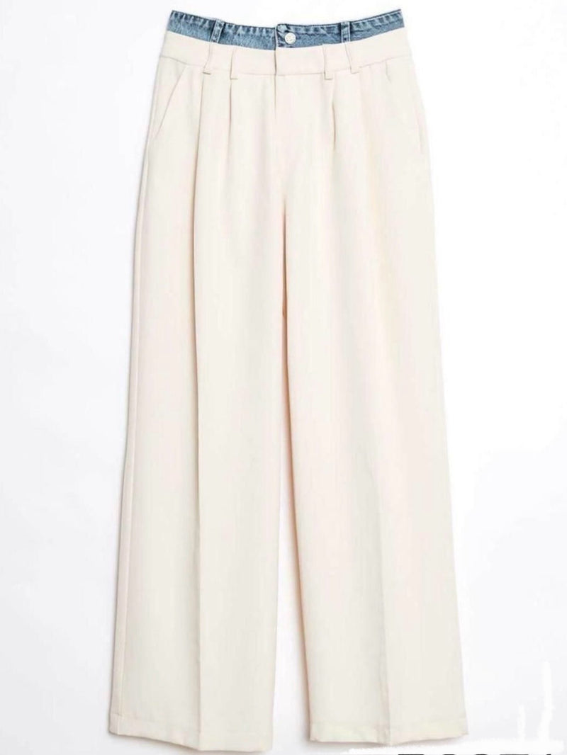Denim Waist Trousers