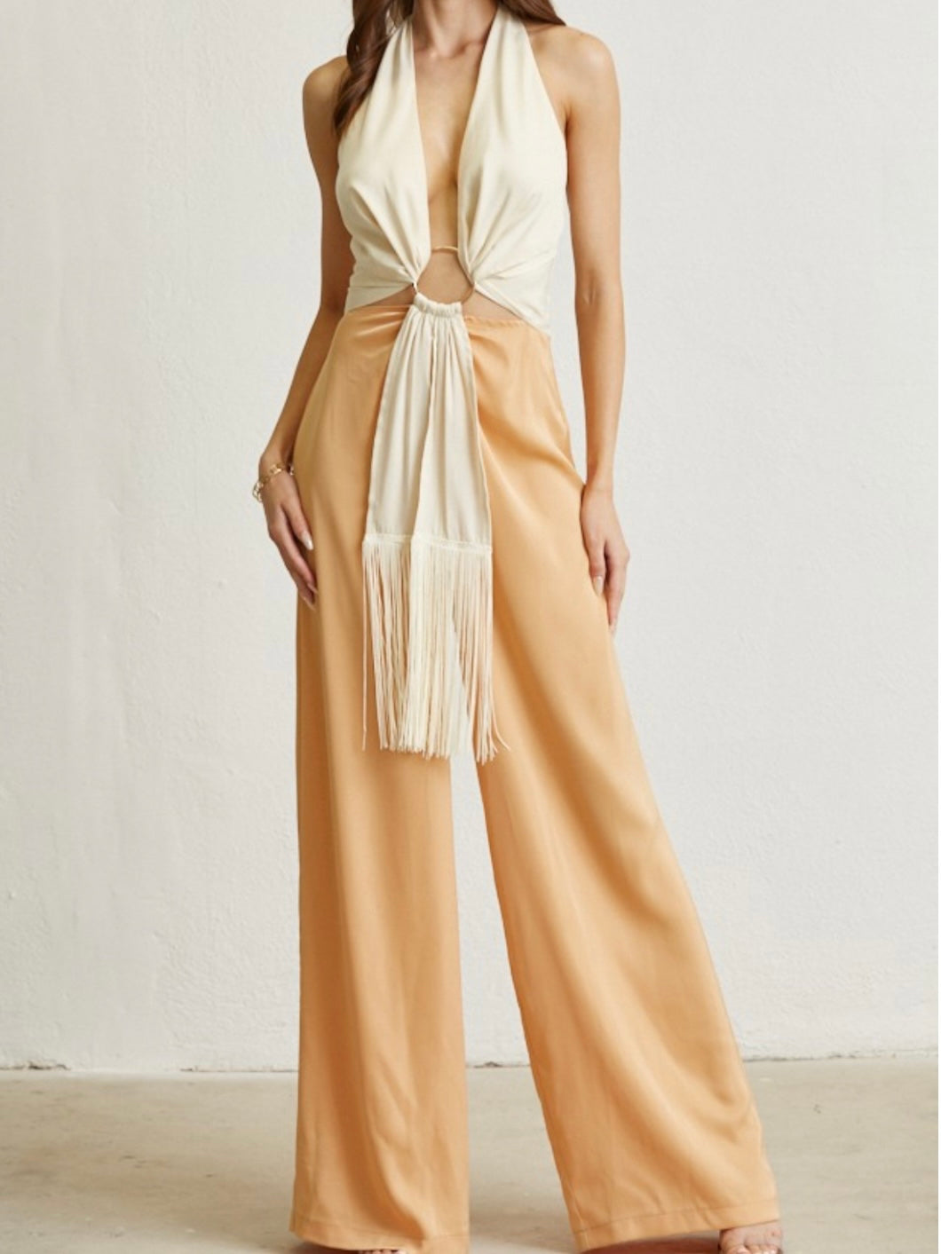 Exquisite Fringe Detail Jumpsuit