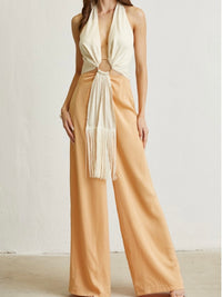 Exquisite Fringe Detail Jumpsuit