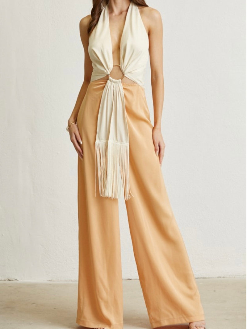 Exquisite Fringe Detail Jumpsuit