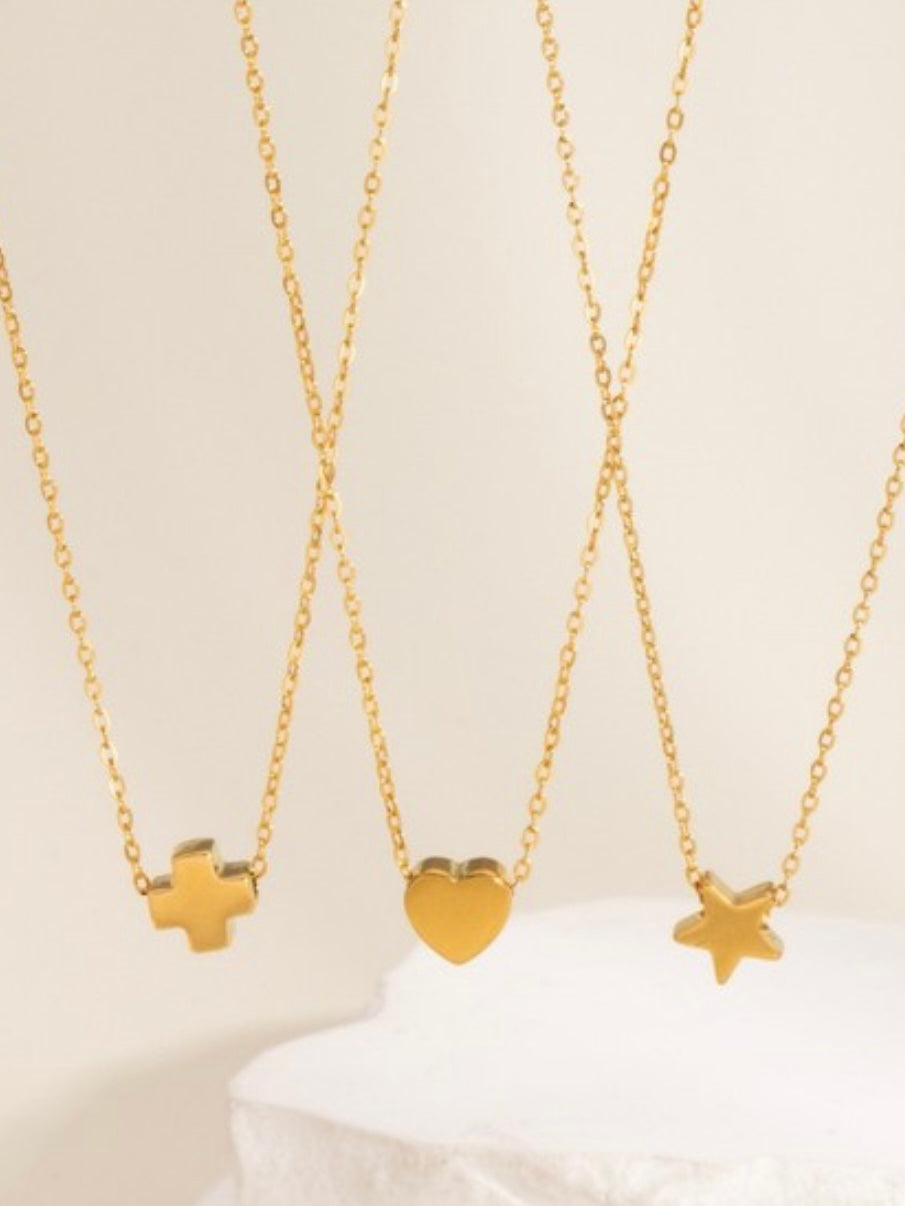 SS Meaning Charm Necklace