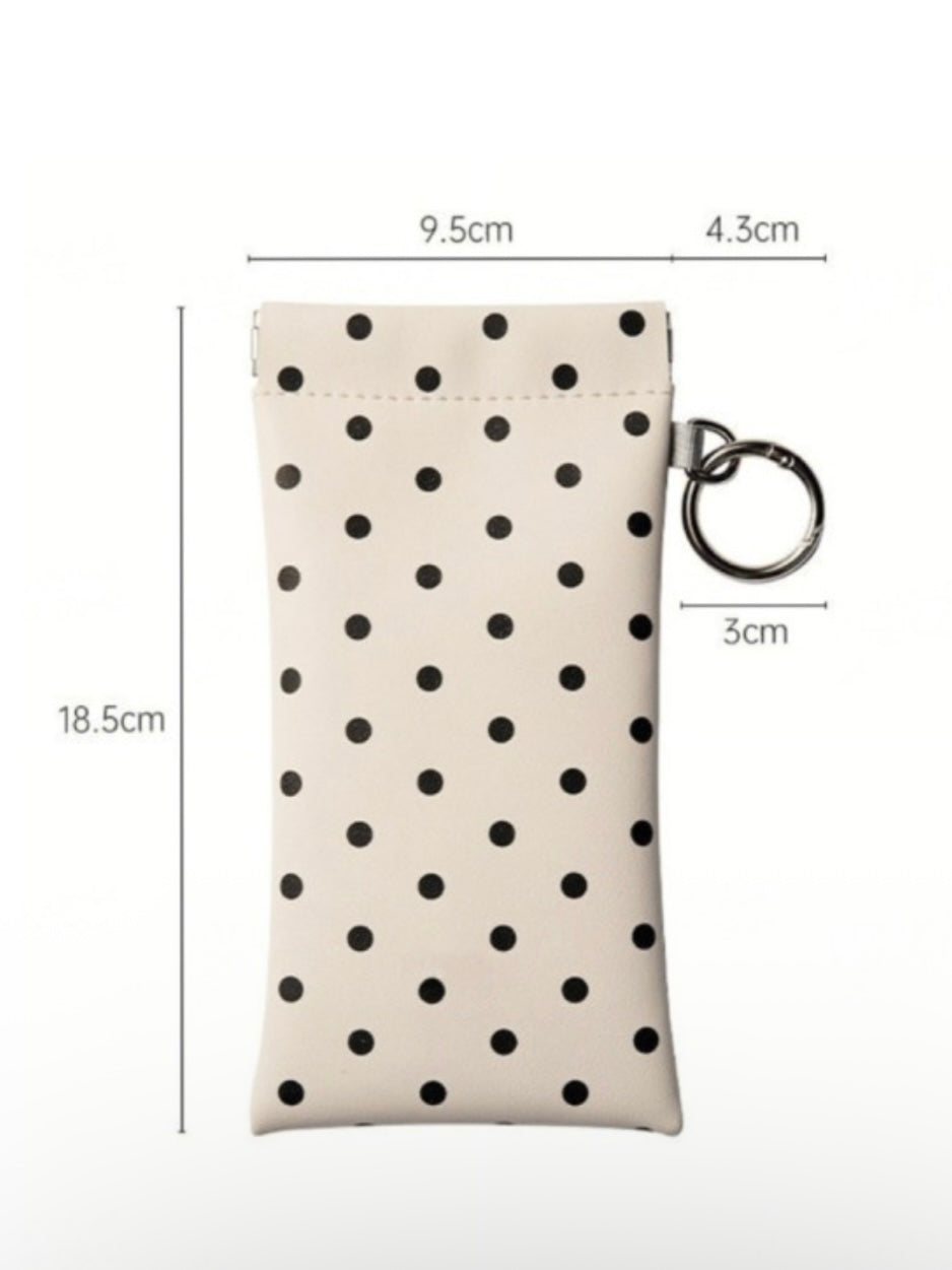 Polka Dot Sunglasses Case