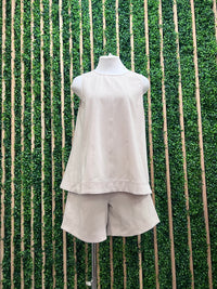 High Neck Sleeveless Top