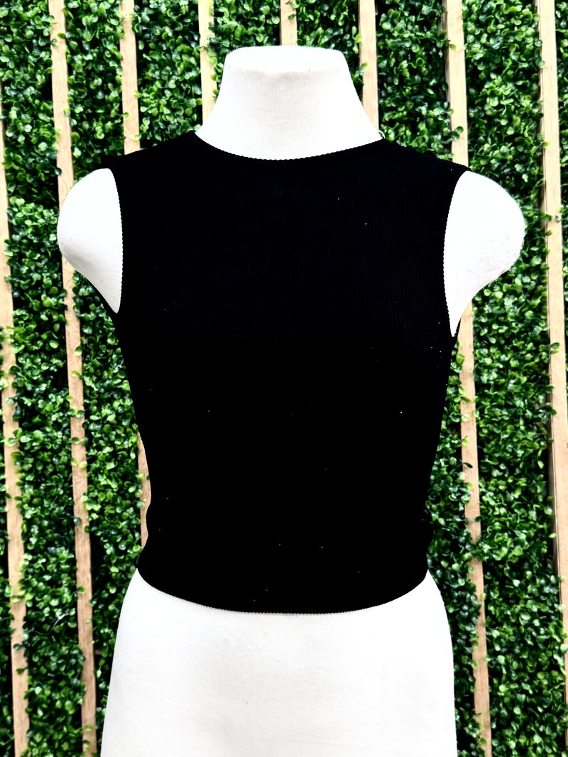 Open Back Tank Top