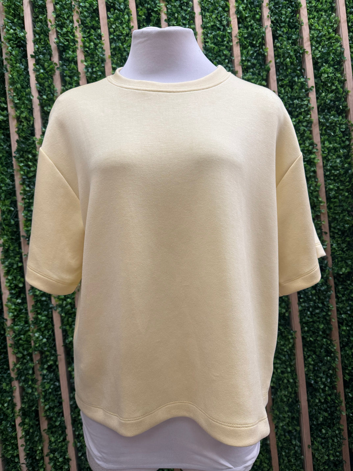 Modal Oversized Short Sleeve Shirt Top