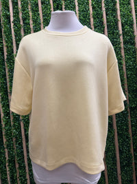 Modal Oversized Short Sleeve Shirt Top