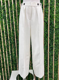 Beautiful Stitch Detail Wide Leg Pant
