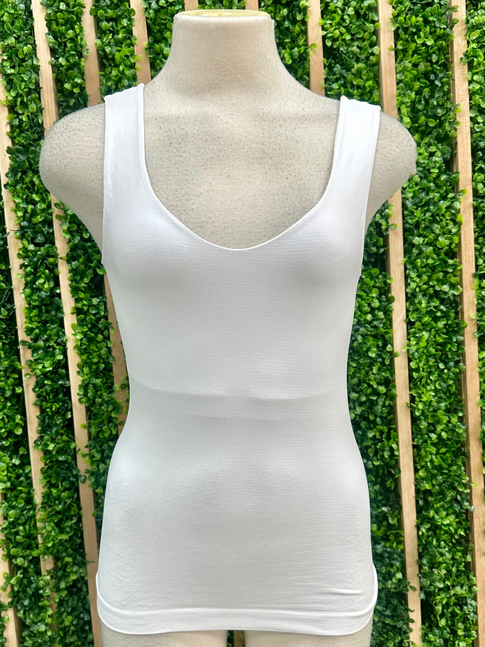 Smooth V Neck Basic Tank