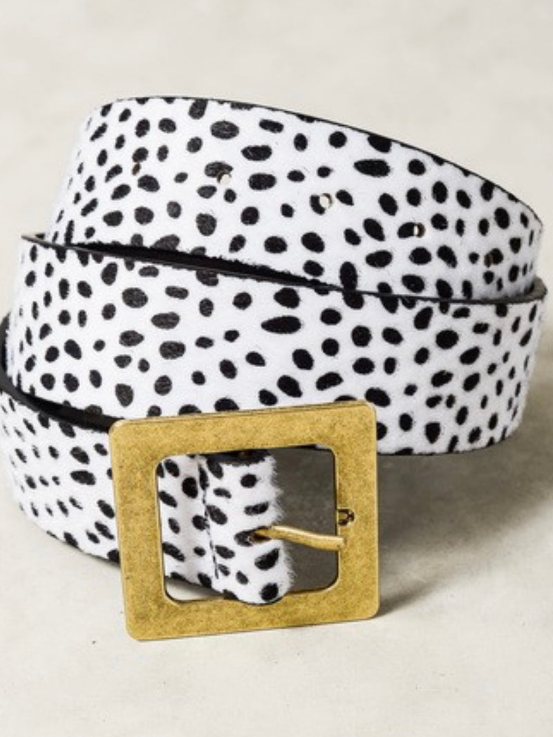 Classic Oversized Square Buckle Belt