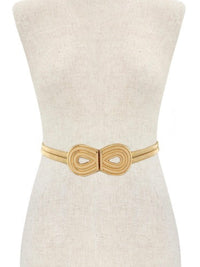 Textured U Shape Metal Elastic Belt