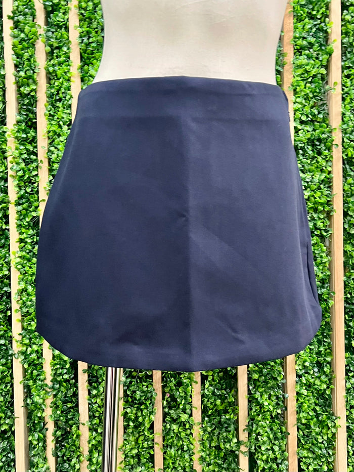 High Waist Straight Skort