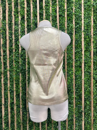 Metallic Racerback Top