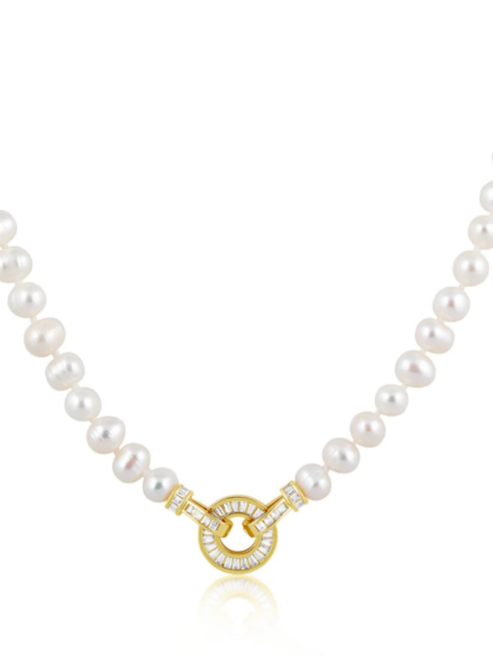 SJ Elegant Pearl Necklace