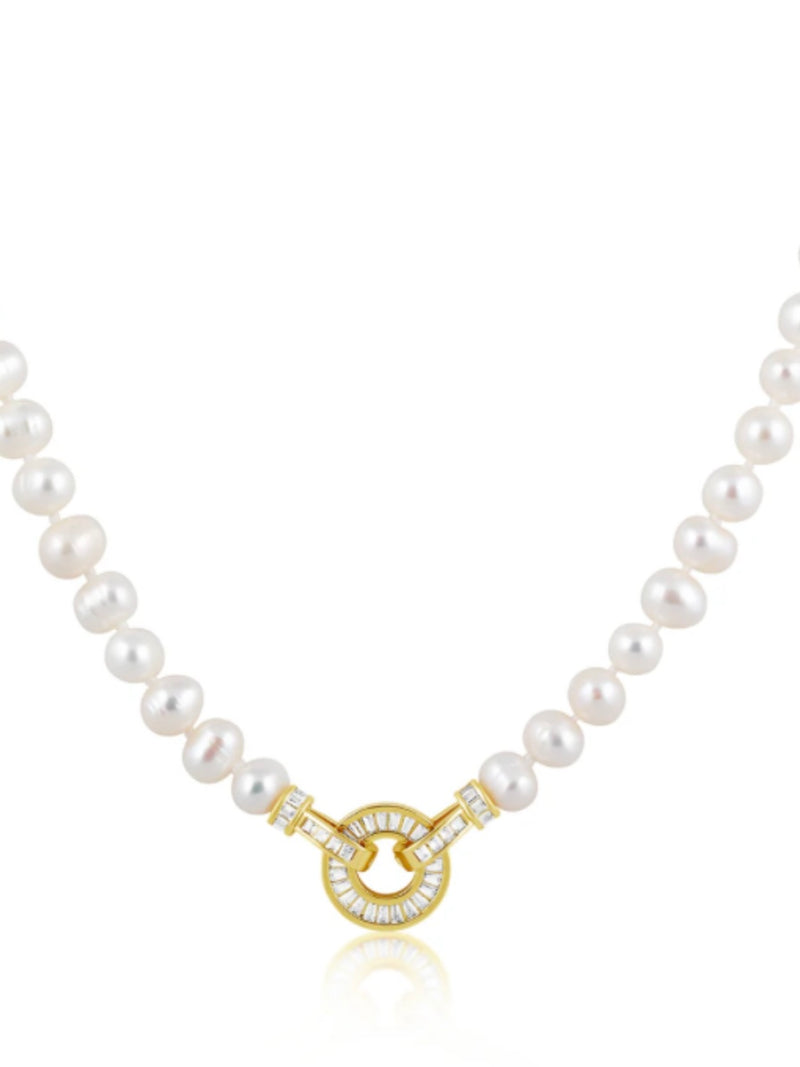 SJ Elegant Pearl Necklace