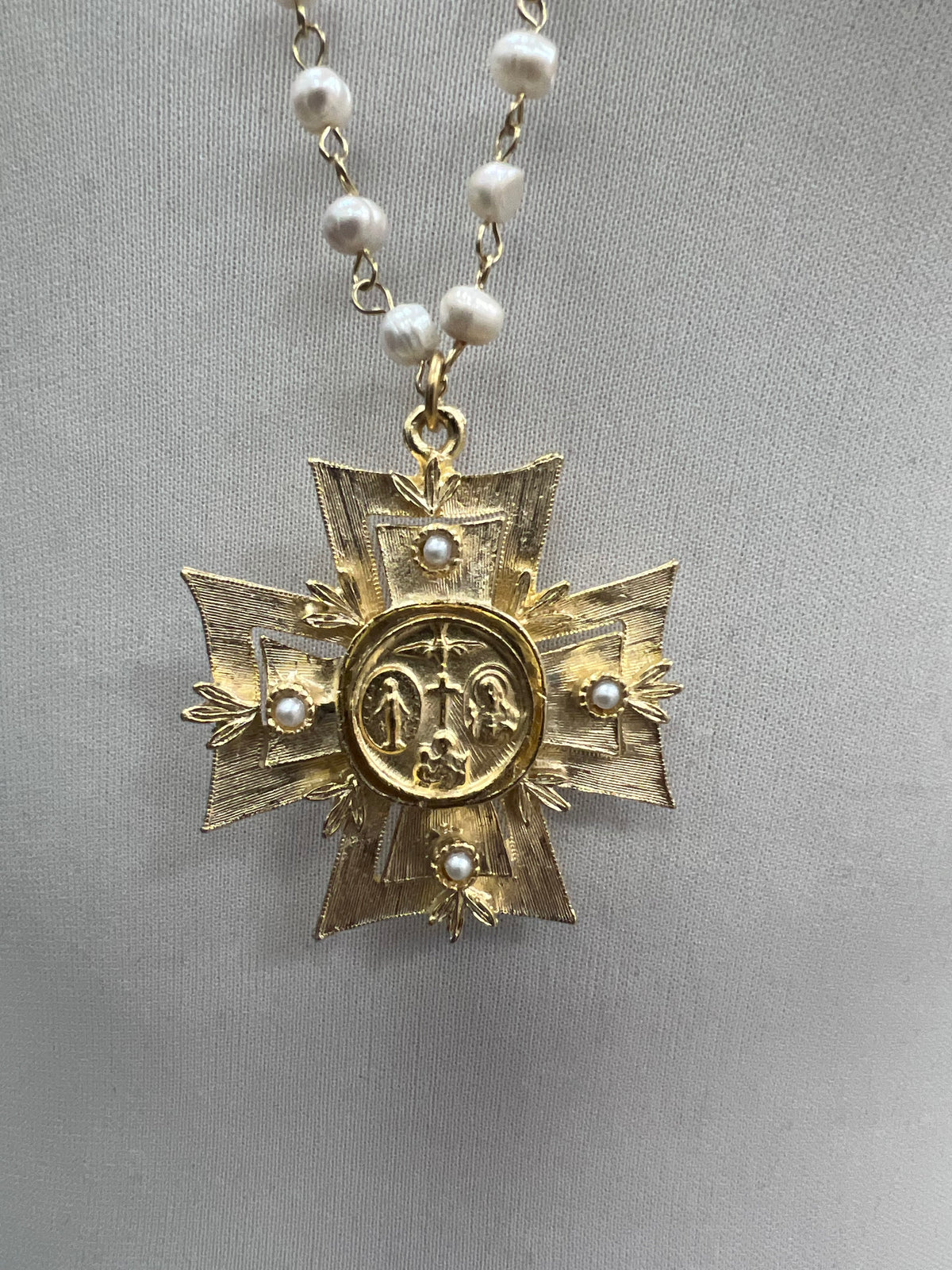 WD Maltese Cross Necklace