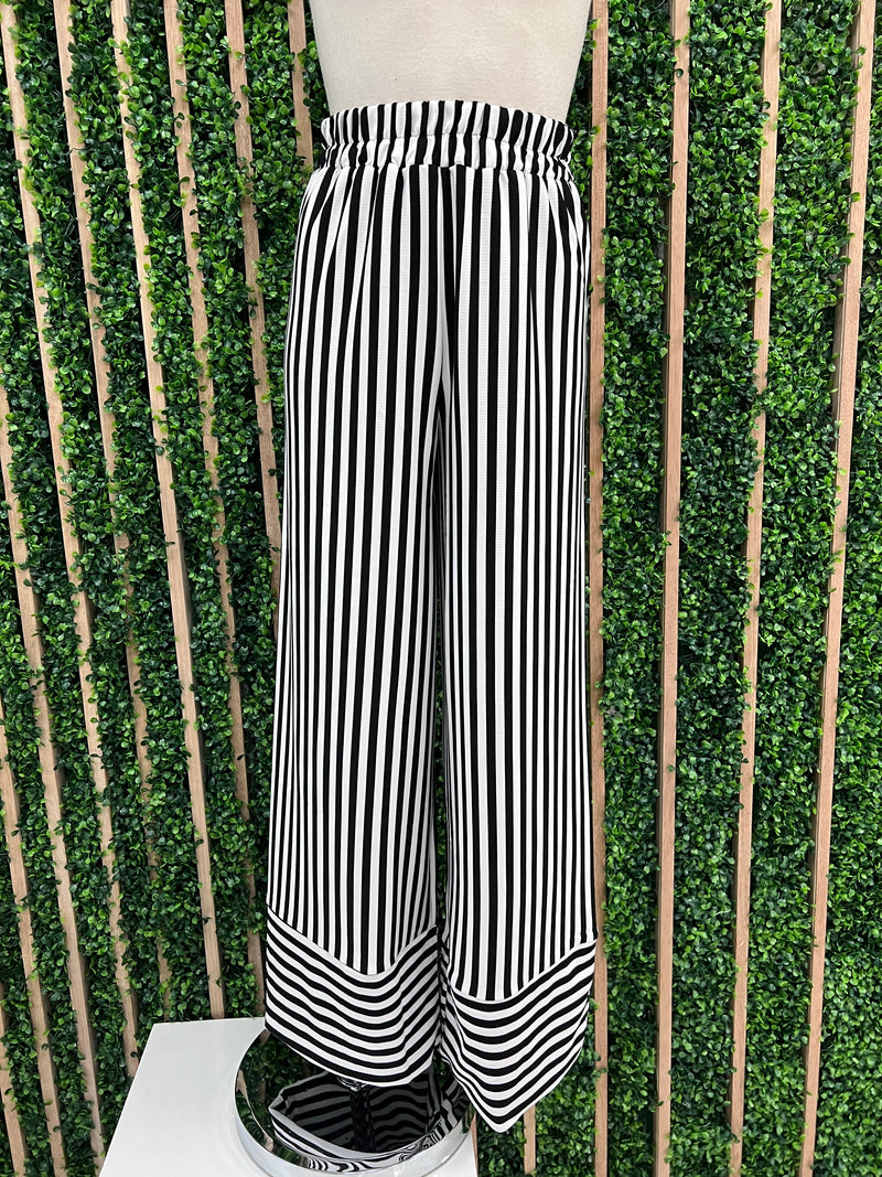 Black and White Stripe Set