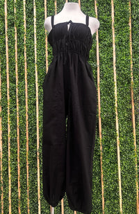 Shirred Front Jogger Jumpsuit
