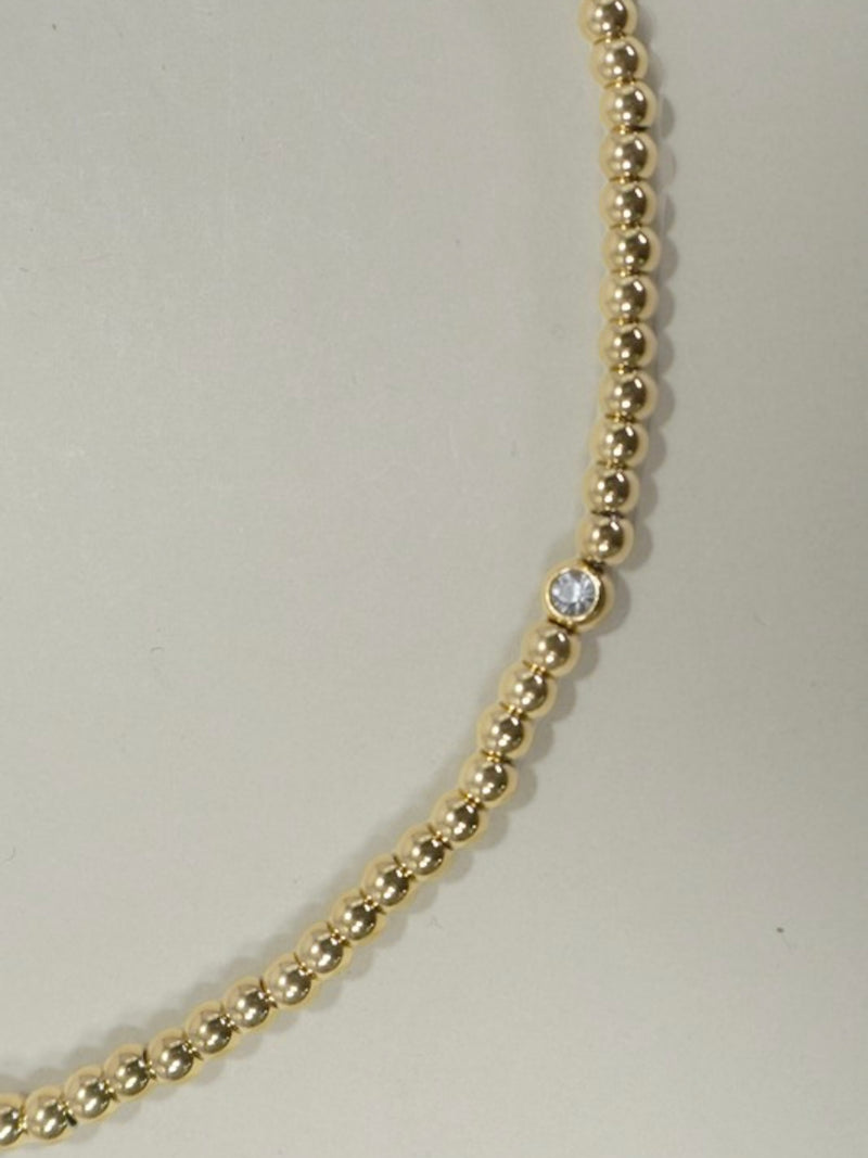 Crystal Charm Bead BNecklace