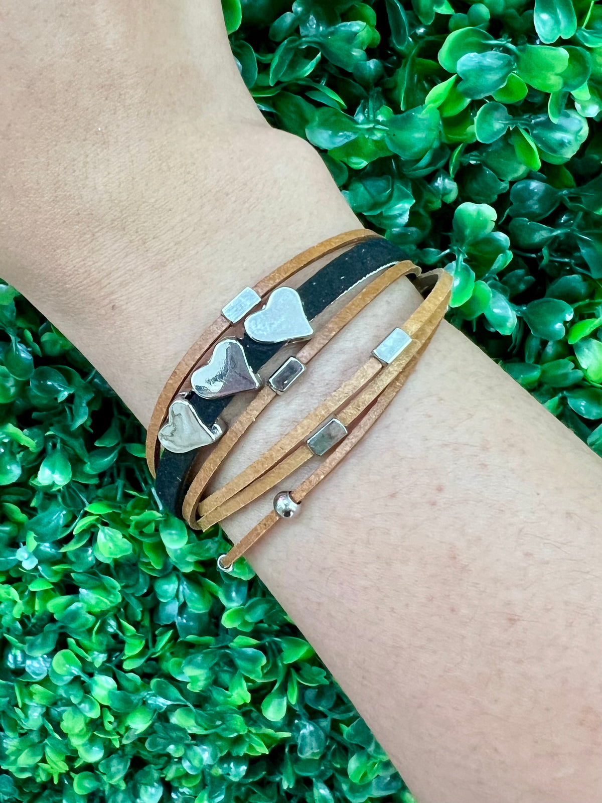 Leatherette Wrap Bracelets