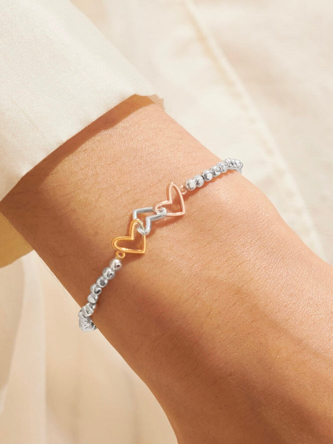 Little Moments Forever Yours Friendship laughter Happiness Silver Bracelet