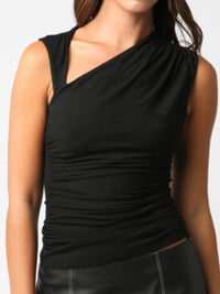 Asymmetrical Neckline Top