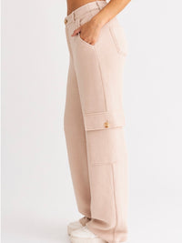 Exquisite Cream  Knit Cargo Set