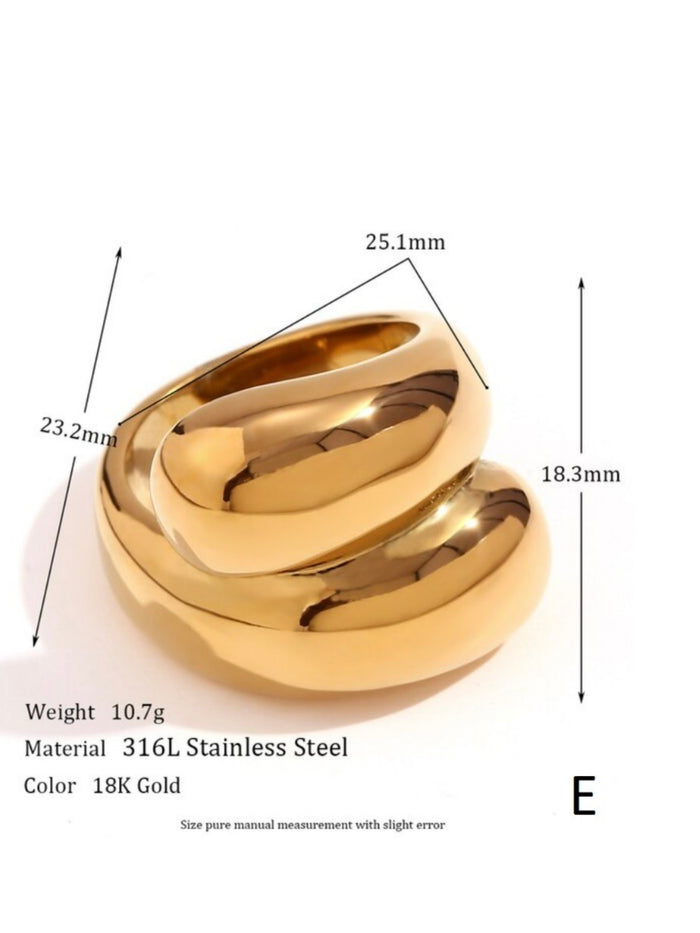 Double Dome Ring