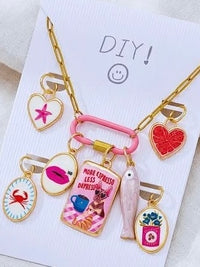 DIY Stainless Steel Coastal Charm Necklace