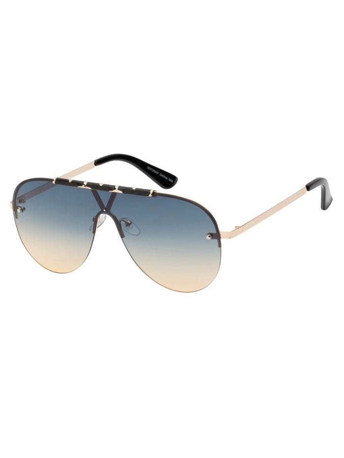 Oversized Shield Sunglasses