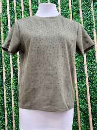 Crystal Studded T Shirt
