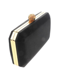 Angled Corners Metallic Clutch