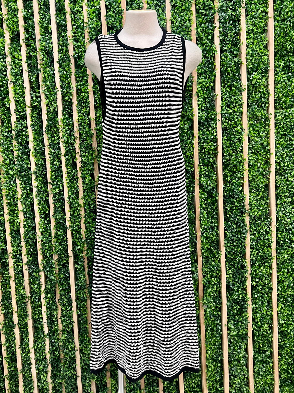 Black White Striped Crochet Maxi Dress Ah L La Lifestyle Boutique Black White Striped Crochet Maxi Dress Ah L La Lifestyle Boutique